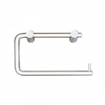 Stainless Steel Round Bar Toilet Roll Holder