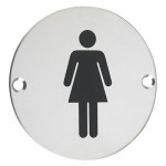 Female sex symbol sign – Stainless Steel