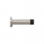 70mm Projection Wall or Skirting Mounted Door Stop on Rose – Satin Stainless Steel