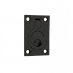 Rectangular Flush Ring Pull Handles for Cupboard and Wardrobe doors, etc.