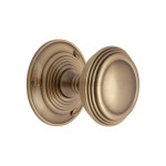 M Marcus Heritage Brass Goodrich Design Mortice Knob on Rose