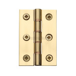 M Marcus Heritage Brass Hinge with Phosphor Washers 76mm x 50mm