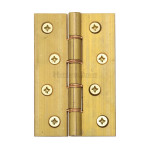 M Marcus Heritage Brass Hinge with Phosphor Washers 102mm x 66mm