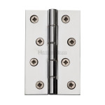 M Marcus Heritage Brass Hinge with Phosphor Washers 102mm x 66mm