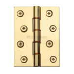 M Marcus Heritage Brass Hinge with Phosphor Washers 102mm x 76mm