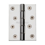 M Marcus Heritage Brass Hinge with Phosphor Washers 102mm x 76mm