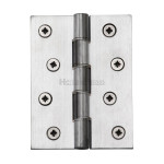 M Marcus Heritage Brass Hinge with Phosphor Washers 102mm x 76mm