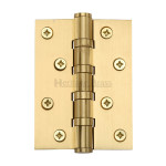 M Marcus Heritage Brass Ball Bearing Hinges 102mm x 76mm x 3mm