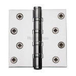 M Marcus Heritage Brass Hinge with Ball Bearing 102mm x 102mm x 3mm