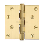 M Marcus Heritage Brass Hinge with Ball Bearing 102mm x 102mm x 3mm