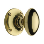 M Marcus Heritage Brass Mayfair Design Mortice Knob on Rose