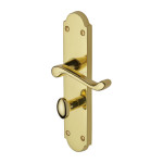 Project Hardware Kensington Design Door Handle on Plate – Polished Brass