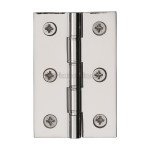 M Marcus Heritage Brass Hinge with Phosphor Washers 76mm x 50mm