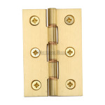 M Marcus Heritage Brass Hinge with Phosphor Washers 76mm x 50mm