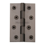 M Marcus Heritage Brass Hinge with Phosphor Washers 102mm x 66mm