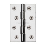 M Marcus Heritage Brass Hinge with Phosphor Washers 102mm x 66mm