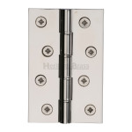 M Marcus Heritage Brass Hinge with Phosphor Washers 102mm x 66mm