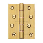 M Marcus Heritage Brass Hinge with Phosphor Washers 102mm x 76mm