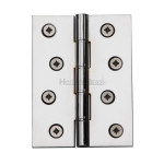 M Marcus Heritage Brass Hinge with Phosphor Washers 102mm x 76mm