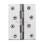 M Marcus Heritage Brass Hinge with Phosphor Washers 102mm x 76mm