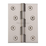 M Marcus Heritage Brass Hinge with Phosphor Washers 102mm x 76mm