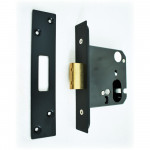 Oval Cylinder Deadlock Case – Matt Black Powder Coated