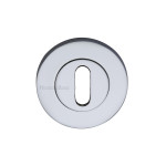 M Marcus Heritage Brass Round Standard Key Escutcheon 53mm 