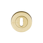 M Marcus Heritage Brass Round Standard Key Escutcheon 53mm 