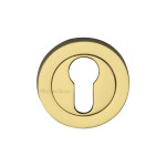 M Marcus Heritage Brass Round Euro Profile Cylinder Escutcheon 53mm 