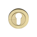 M Marcus Heritage Brass Round Euro Profile Cylinder Escutcheon 53mm 