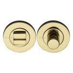 M Marcus Heritage Brass Round Thumbturn & Emergency Release 53mm 