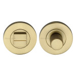 M Marcus Heritage Brass Round Knurled Thumbturn & Emergency Release 53mm 