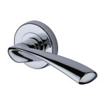 M Marcus Sorrento Treviso Design Door Handle Lever Latch on Round Rose