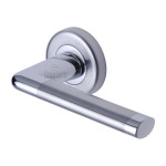 M Marcus Sorrento Lena Design Door Handle Lever Latch on Round Rose