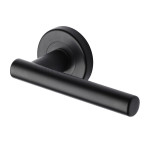 M Marcus Sorrento Shuttle Design Door Handle Lever Latch on Round Rose