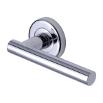 M Marcus Sorrento Shuttle Design Door Handle Lever Latch on Round Rose