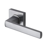 Sorrento Axis Design Door Handle Lever Latch on Square Rose