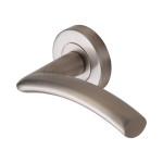 M Marcus Sorrento Tosca Design Door Handle Lever Latch on Round Rose