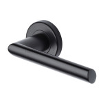 M Marcus Sorrento Mercury Design Door Handle Lever Latch on Round Rose