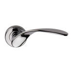 M Marcus Sorrento Lorenz Design Door Handle Lever Latch on Round Rose