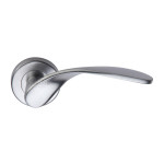 M Marcus Sorrento Lorenz Design Door Handle Lever Latch on Round Rose