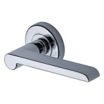 M Marcus Sorrento Lugano Design Door Handle Lever Latch on Round Rose