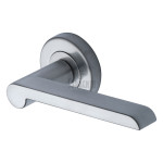 M Marcus Sorrento Lugano Design Door Handle Lever Latch on Round Rose