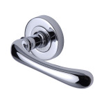 M Marcus Sorrento Donna Design Door Handle Lever Latch on Round Rose