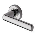 M Marcus Sorrento Milan Design Door Handle Lever Latch on Round Rose