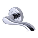 M Marcus Sorrento Aurora Design Door Handle Lever Latch on Round Rose