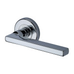 M Marcus Sorrento Vector Design Door Handle Lever Latch on Round Rose 