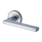M Marcus Sorrento Vector Design Door Handle Lever Latch on Round Rose 