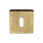 M Marcus Heritage Brass Square Key Escutcheon 54 x 54mm