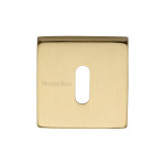 M Marcus Heritage Brass Square Key Escutcheon 54 x 54mm